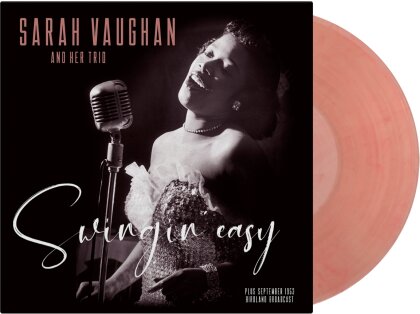Sarah Vaughan - Swingin' Easy/Birdland (2025 Reissue, Vinyl Passion, Crystal Clear Red Vinyl, LP)