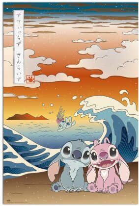 Disney Stitch Poster Japan