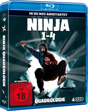 Ninja 1-4 - Quadrologie (In HD neu abgetastet, 4 Blu-rays)