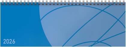 Tischkalender quer Professional Colourlux 2026 blau