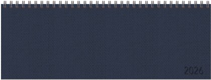 Tischkalender quer Professional Premium 2026 dunkelblau