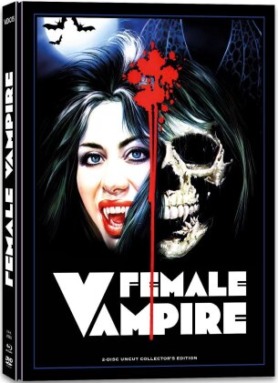 Female Vampire (1973) (Cover C, Limited Collector's Edition, Mediabook, Uncut, Blu-ray + DVD)