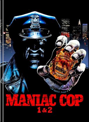 Maniac Cop 1 & 2 (Cover A, Limited Edition, Mediabook, 2 4K Ultra HDs + 2 Blu-rays)