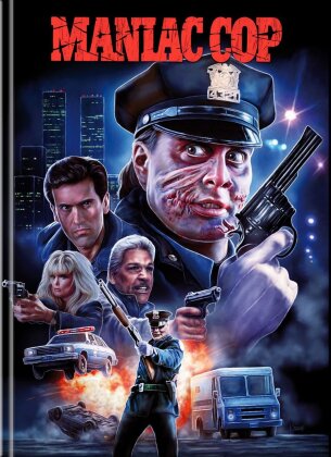 Maniac Cop (1988) (Cover B, Limited Edition, Mediabook, 4K Ultra HD + Blu-ray)