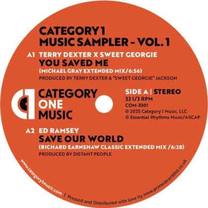 Category 1 Music Sampler - Vol. 1 (12" Maxi)