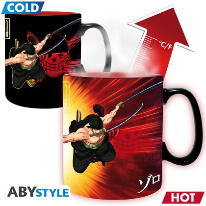 Mug - Thermo Réactif - Zoro & Sanji - One Piece - 460 ml