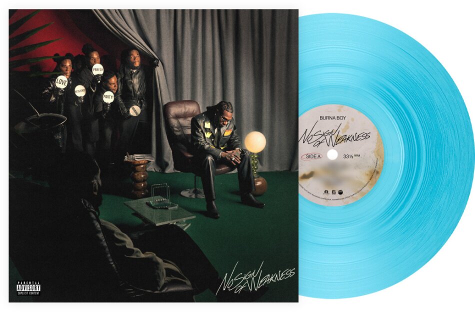 Burna Boy - No Sign Of Weakness Indies Exclusive, Blue Vinyl, LP