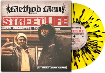 Method Man Presents - Street Life - Street Education (2025 Reissue, Second Records, 20th Anniversary Edition, Limited Edition, Yellow And Black Splatter Vinyl, LP)