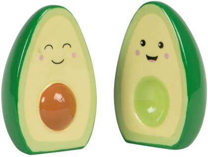 Happy Avocado Salz & Pfefferstreuer Set