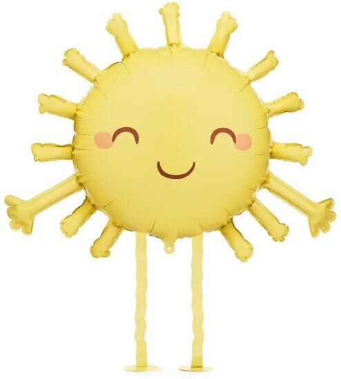 Folienballon Sonne - gelb