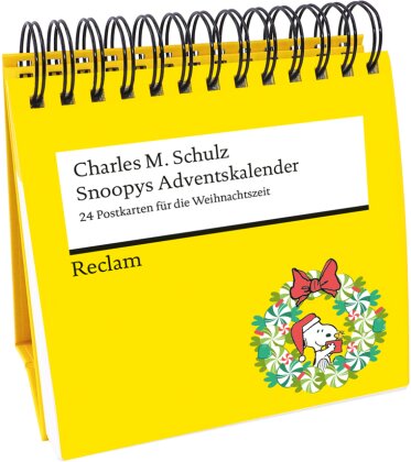Snoopys Adventskalender. 24 Postkarten für die Weihnachtszeit (Advents-Postkartenaufsteller)