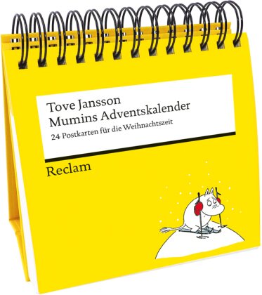 Mumins Adventskalender. 24 Postkarten für die Weihnachtszeit (Advents-Postkartenaufsteller)