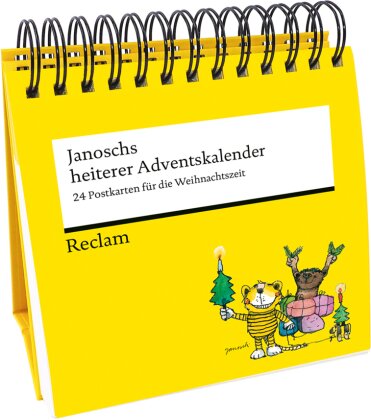 Janoschs heiterer Adventskalender. 24 Postkarten für die Weihnachtszeit (Advents-Postkartenaufsteller)