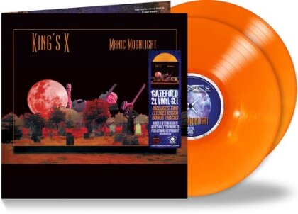 King's X - Manic Moonlight (2025 Reissue, Brutal Planet, Limited Edition, Orange Vinyl, 2 LPs)