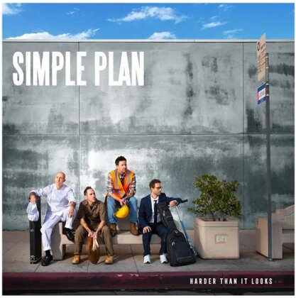 Simple Plan - Harder Than It Looks (2025 Reissue, Artist Friendly Co., 140 Gramm, Limited Edition, White / Blue Vinyl, LP)