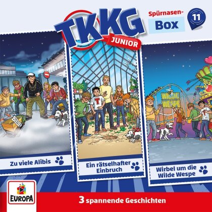 TKKG Junior - Spürnasen-Box 11 (Folgen 31,32,33) (3 CDs)
