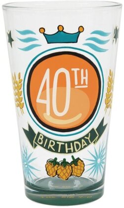 40th Birthday Bier Glass by Lolita