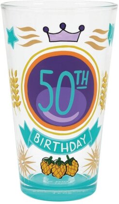 50th Birthday Bier Glass by Lolita