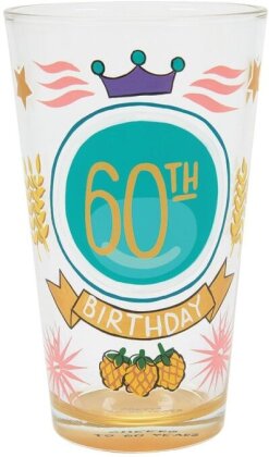 60th Birthday Bier Glass by Lolita