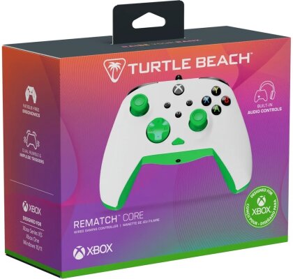 Turtle Beach Rematch Core Wired Controller - Ghost Camo White Green
