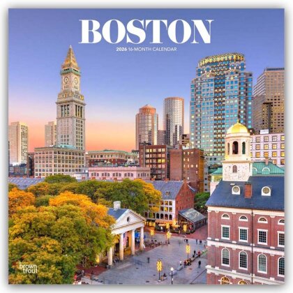 Boston 2026 - 16-Monatskalender