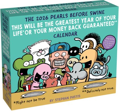 Pearls before Swine - Perlen for die Säue - 365 Days of Inspiration - Kalender 2026