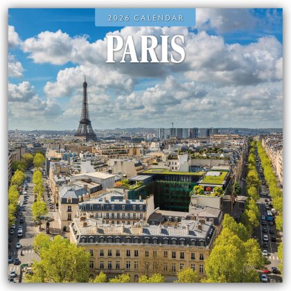 Paris 2026 - 16-Monatskalender