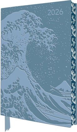 Katsushika Hokusai - Die große Welle - Tischkalender 2026