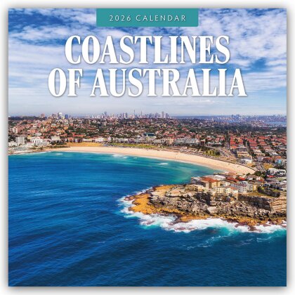 Coastlines of Australia - Australische Küste 2026 - 16-Monatskalender