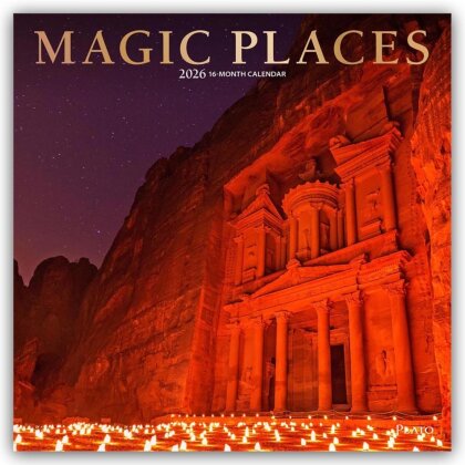 Magic Places - Magische Plätze 2026 - 16-Monatskalender