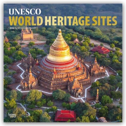 Unesco World Heritage Sites - Unesco-Welterbestätten 2026 - 16-Monatskalender