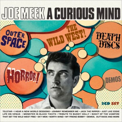 Joe Meek - Curious Mind Outer Space Horror Death (Cherry Red, 3 CDs)