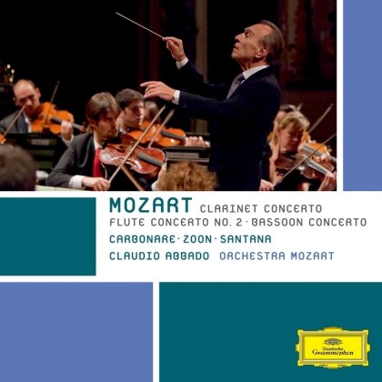 Wolfgang Amadeus Mozart (1756-1791), Claudio Abbado, Jacques Zoon, Alessandro Carbonare, … - Clarinet Concerto, Flute Concerto 2, Bassoon Concerto (Japan Edition)