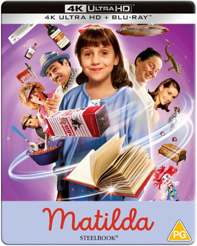 Matilda (1996) Édition Limitée, Steelbook, 4K Ultra HD + Blu-ray