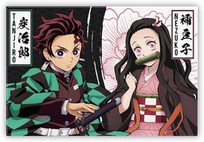 Aimant - Tanjiro & Nezuko (S2) - Demon Slayer - 8 cm