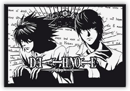 Aimant - L & Light - Death Note - 8 cm