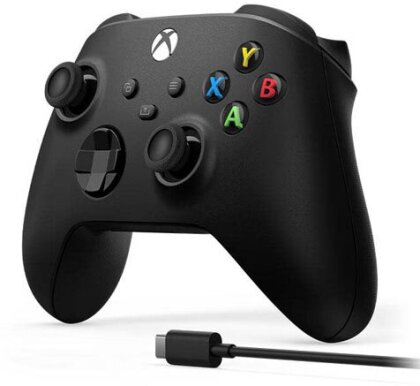 Xbox Wireless Controller + USB-C Kabel V2 - Carbon Black