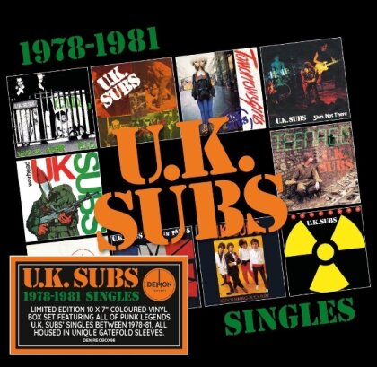 UK Subs - 1978-1981 Singles (10 7" Singles)