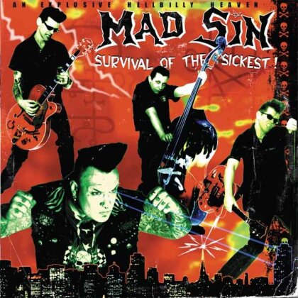 Mad Sin - Survival Of The Sickest! (2025 Reissue, Orange/Yellow Swirl Vinyl, LP)