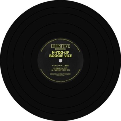 Boogie Vice N-You-Up - Come On Closer (12" Maxi)