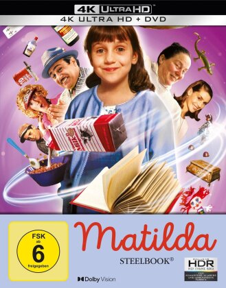 Matilda (1996) (Limited Edition, Steelbook, 4K Ultra HD + DVD)