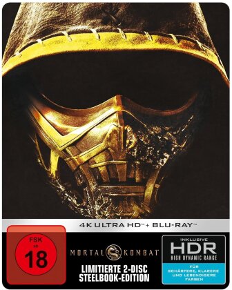 Mortal Kombat (2021) (Limited Edition, Steelbook, 4K Ultra HD + Blu-ray)