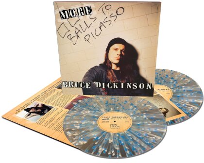 Bruce Dickinson (Iron Maiden) - More Balls To Picasso (2025 Reissue, BMG Rights Management, White & Blue Splatter Vinyl, 2 LP)