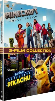 Minecraft le film (2025) / Détective Pikachu (2019) (2 DVD)