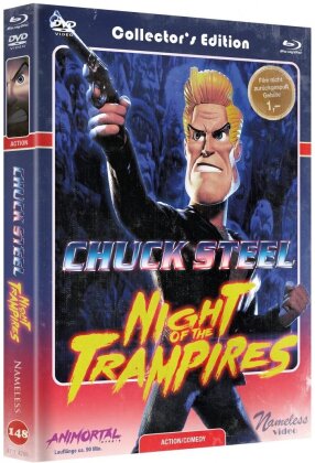 Chuck Steel: Night of the Trampires (2018) (Cover C, Limited Collector's Edition, Mediabook, Blu-ray + DVD)