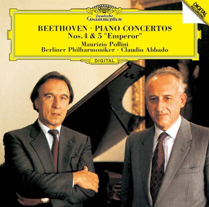 Ludwig van Beethoven (1770-1827), Claudio Abbado, Maurizio Pollini & Berliner Philharmoniker - Piano Concertos Nos. 4 & 5 Emperor (Japan Edition, 2025 Reissue)