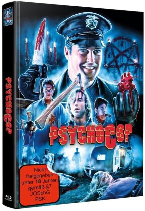 Psycho Cop (1989) (Wattiert, Limited Edition, Mediabook, 3 Blu-rays)