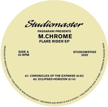 Passarani Presents M.Chrome - Flare Rider (12" Maxi)