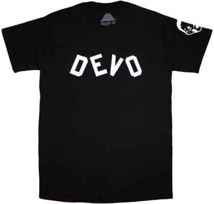 Devo - Booji Boy Sleeve Print (Black) T-Shirt