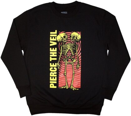 Pierce The Veil - Wavy Skeleton (Black) Sweater